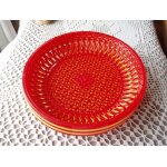 Assiettes - support pour assiettes jetables en plastique dur