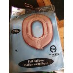 Ballon aluminium lettre rose gold 81 cm