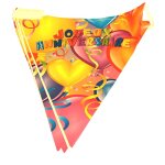 Bannire imprime ballons joyeux anniversaire - 49625