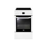 Beko cse57302gw - cuisinire - pose libre - largeur : 50 cm - profondeur : 60 cm - hauteur : 85 cm - ...