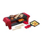 Bestron appareil à raclette, mini grill pour 1 à 2 personnes, avec 2 poêlons et 2 spatules, avec revêtement ... Bestron appareil à raclette, mini grill pour 1 à 2 personnes, avec 2 poêlons et 2 spatules, avec revêtement ...