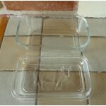 Beurrier ou autre bo�te en verre vintage