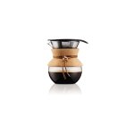 Bodum 11592 - 109 - pour over - cafetire avec filtre inox  maille fine finition lige 0. 5 l