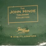 Boite de 6 sous - verres the john hindle tableware collection