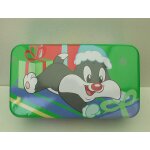 Boite de rangement en mtal baby looney tunes titi gros minet bugs bunny taz