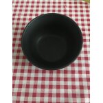 Bol noir pour apritif en faience