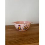 Bol a oreilles rose vintage en mlamin thermobaby