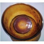 Bol - verre ambr -   lever