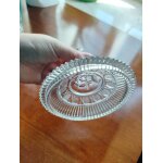 Bonbonnire en cristal avec couvercle vintage