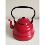 Bouilloire printani�re rouge