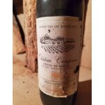 Bouteille ch�teau camponac c�tes de bourg 1992 bordeaux vin conserv�e en cave de terre