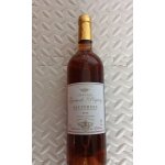 Bouteille de vin sauternes