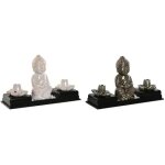 Br�leur - home esprit - bouddha - c�ramique - bois mdf - 24 x 8 x 14 cm (2 unit�s)