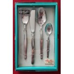 Bsf * rose d'argent - 6 coffrets de 4 couverts (24 pi�ces) + 5 fouchettes a g�teau offertes
