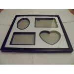 Cadre photo 4 emplacements - 41x37cm