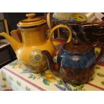Cafetiere ancienne fabriqu� en france, 23cmx27cm theire boule emaill�, 12cmx22cm , pour avoir les deux ...