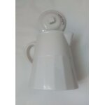 Cafetiere blanche ceramique