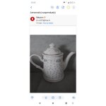 Cafeti�re th�i�re porcelaine c�ramique