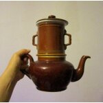 Cafeti�re et th�i�re traditionnelle, capacit� 2 litres, marron, neuve. envoi en mondial relay ou so collissimo ...