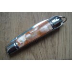Canif manche imitation corne beige