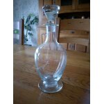 Carafe en cristal avec bouchon