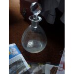 Carafe a décanter en verre haut 24cm Carafe a décanter en verre haut 24cm