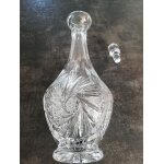 Carafe a liqueur en cristal de boh�me de pologne