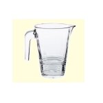 Carafe pichet broc verre epais bec verseur 1 l art de la table design 20 cm liquide fluide solide style ...