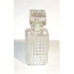 Carafe a whisky en verre taill� vintage 22 cm
