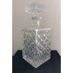 Carafe a whisky vintage en verre cisel avec le bouchon (24cm) - boutique axonalix