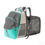 Chat sac a dos transporteur extensible maille respirant pliable pet sacs de voyage pour petits chiens ...