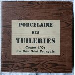 Coffret de 6 assiettes porcelaine des tuileries vintage cochonnaille party