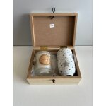 Coffret cadeau d�co ¿ bougie parfum�e hyacinth 2 tasses etoiles