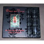 Coffret  dner au verre  - livre de 40 recettes avec 6 verrines