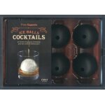 Coffret ice balls cocktails - avec 4 moules a gla�ons sph�riques