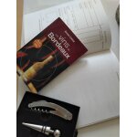 Coffret sommelier livre vins bordeaux grands crus journal de bord de tenue de cave tire bouchon + bouchon ...