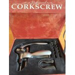 Coffret sommelier - professionnel corkscrew avec : 1 tire - bouchon a levier (sans effort) 1 coupe - ...