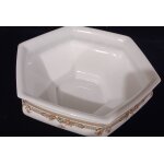 Compotier, en porcelaine de limoges bernardaud, dcor or exclusif,