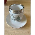 Coquetier - egg coddler royal worcester - sans couvercle - coquetier cuit - oeuf valencia pattern royal ...