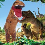 Costume de dinosaure gonflable 2m pour dguisement dcoration nol