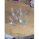 Vends coupes a champagne en cristal gravs