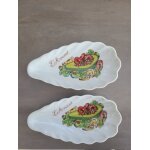 Coupelles a avocat en porcelaine