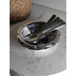 Coupelles en inox et cuillères Coupelles en inox et cuillères