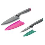 Couteaux de cuisine tefal fresh kitchen set 2 pièces : couteau chef 15cm & couteau eplucheur 9 cm - k122s205 ... Couteaux de cuisine tefal fresh kitchen set 2 pièces : couteau chef 15cm & couteau eplucheur 9 cm - k122s205 ...