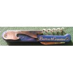 Couteau tire - bouchon d�capsuleur scof france / publicit� barton & guestier