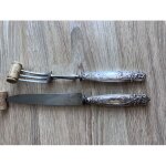 Couverts a gigot en argent minerve