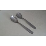 Couverts a salade en inox dur - 24 cm