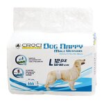 Croci dog nappy - couche pour chiens m�les - culotte pour chiens pour pipi - couches jetables inodore ...