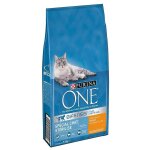 Croquettes purina one pour chats st�rilis�s elabor�es au poulet et au bl� en sac de 7, 5 kg