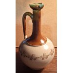 Cruche en gr�s verniss� - terre d'acier st uze